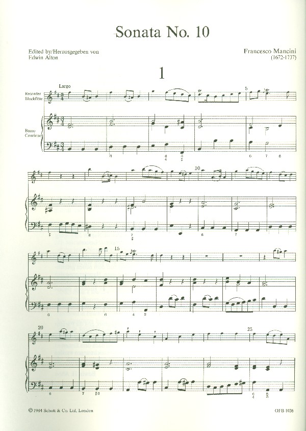 Sonate h-Moll Nr.10