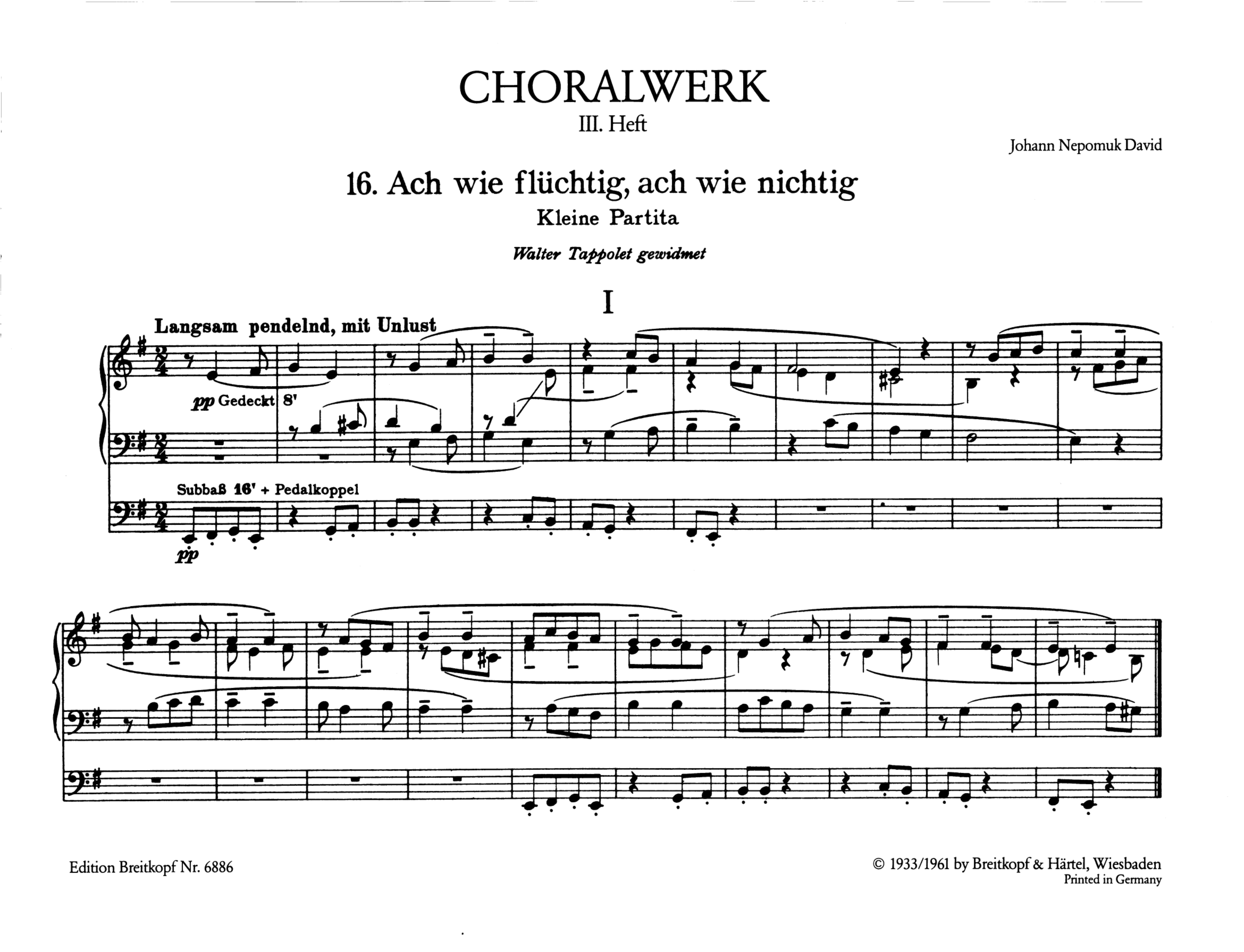 Choralwerk Band 3 (Nr.16-21)