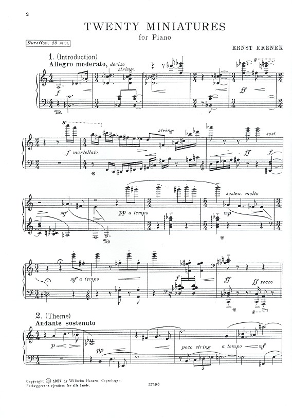 20 Miniaturen (1954)