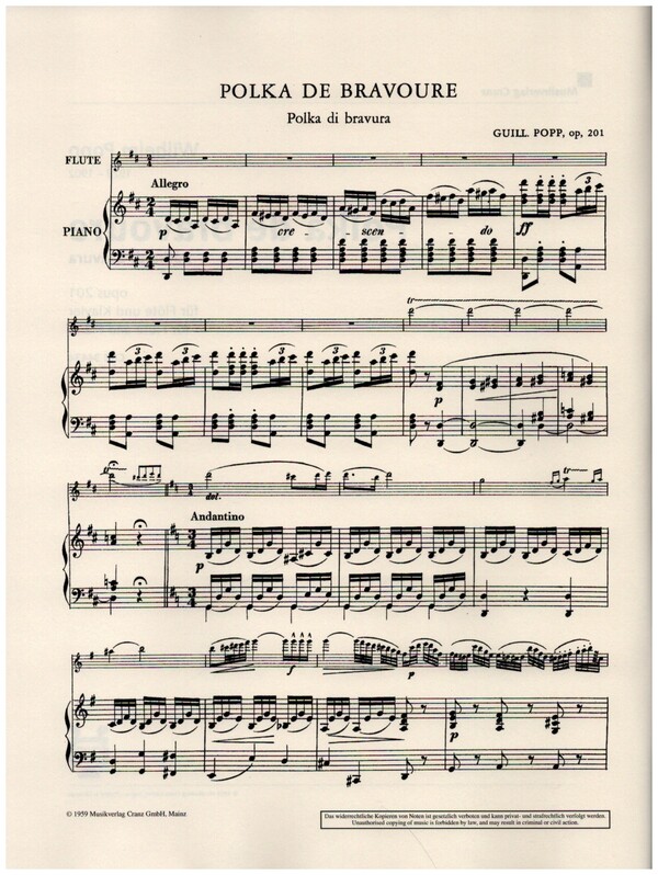Polka de bravoure op.201