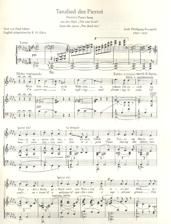 Tanzlied des Pierrot op. 12