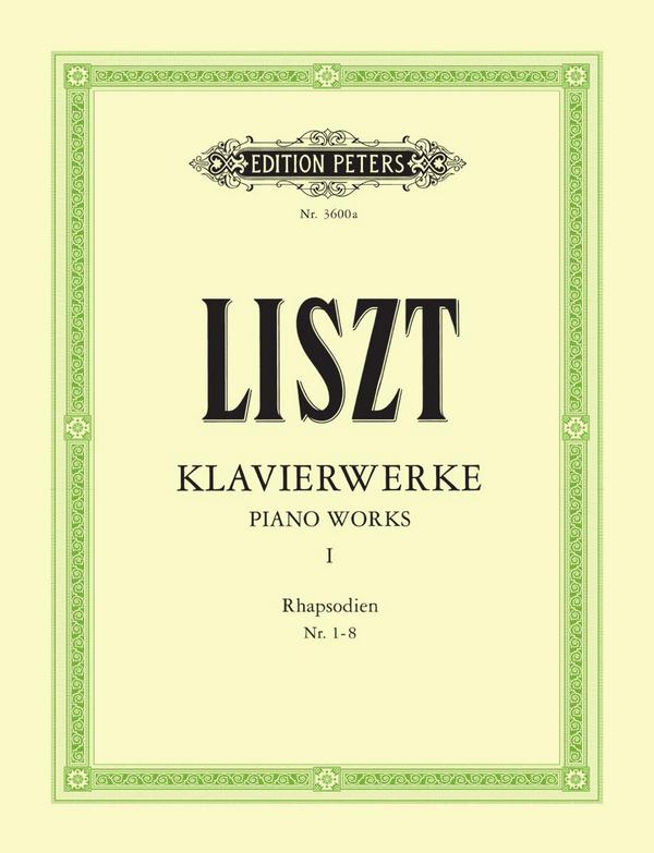 Ungarische Rhapsodien Band 1 (Nr.1-8)