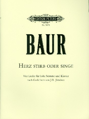 Herz stirb oder singe 4 Lieder