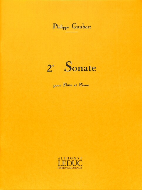 Sonate no.2 pour flute et piano