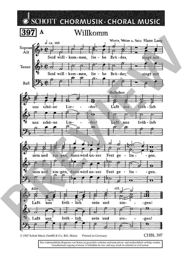 Willkomm / Auf Wiedersehn