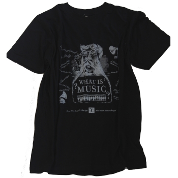 MG500p T-Shirt What is Music schwarz