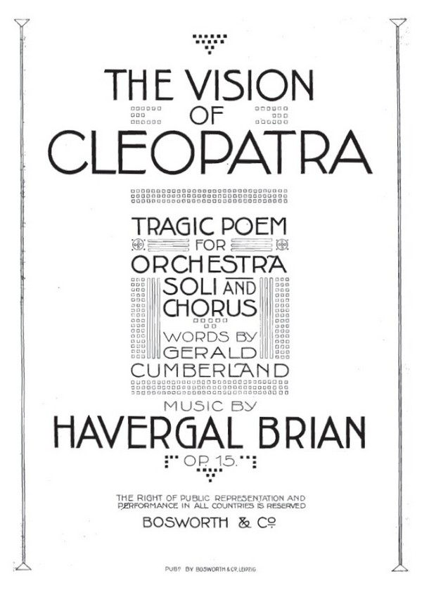 BOE100782 The Vision of Cleopatra