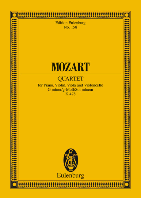 Quartett g-Moll KV478