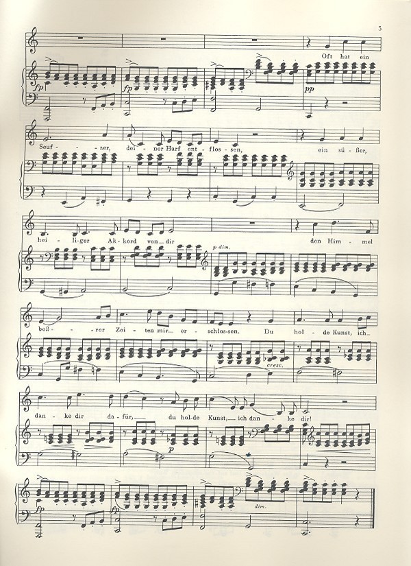 An die Musik / Die Allmacht op. 88/4 / op. 79/2 D 547 / D 852