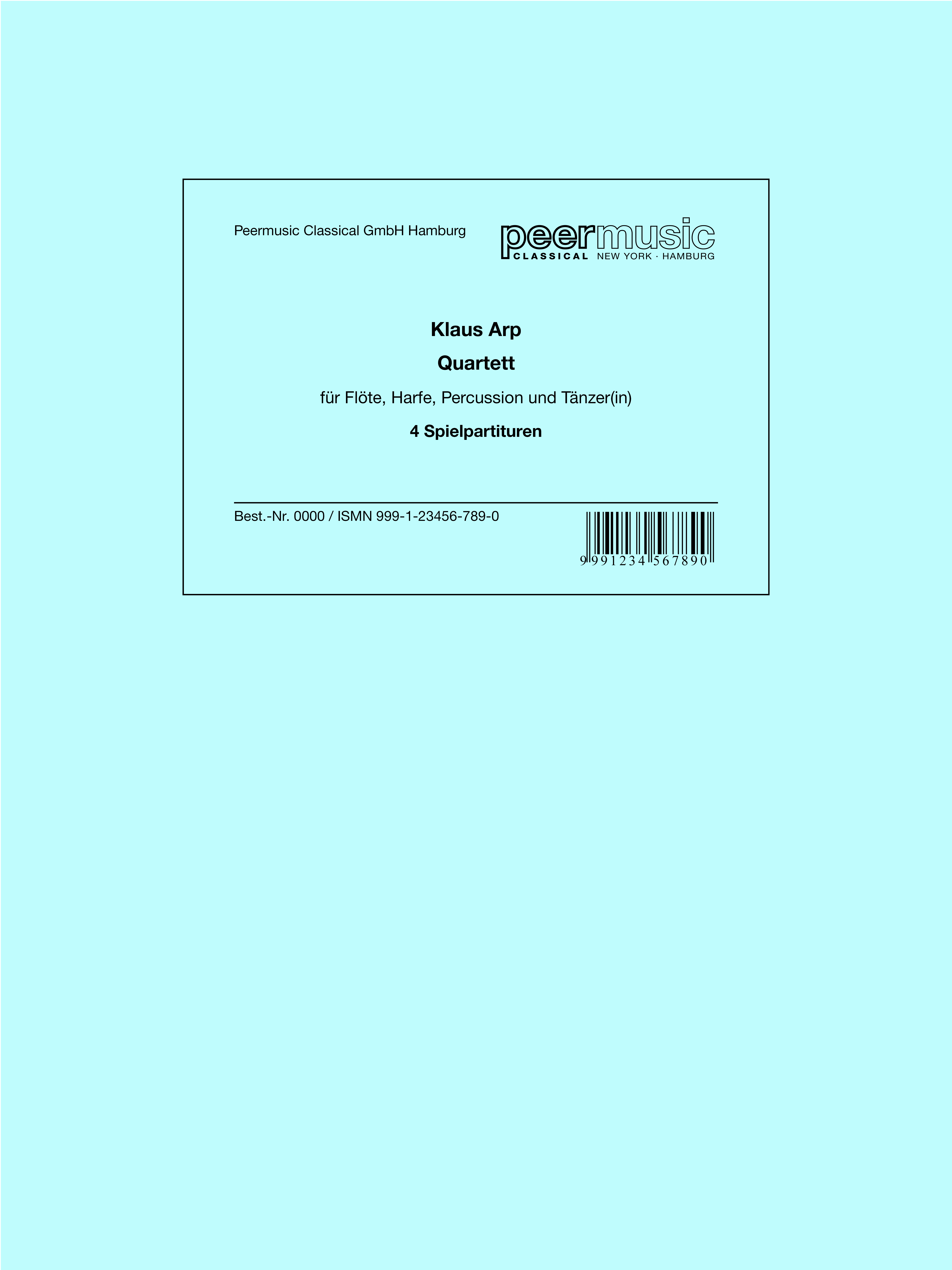 Quartett für Flöte, Harfe, Percussion