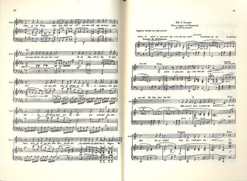 My fair lady Musical von Frederick Loewe