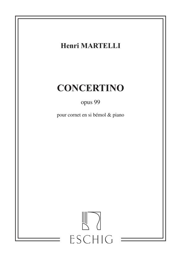 CONCERTINO FUER HORN IN B UND