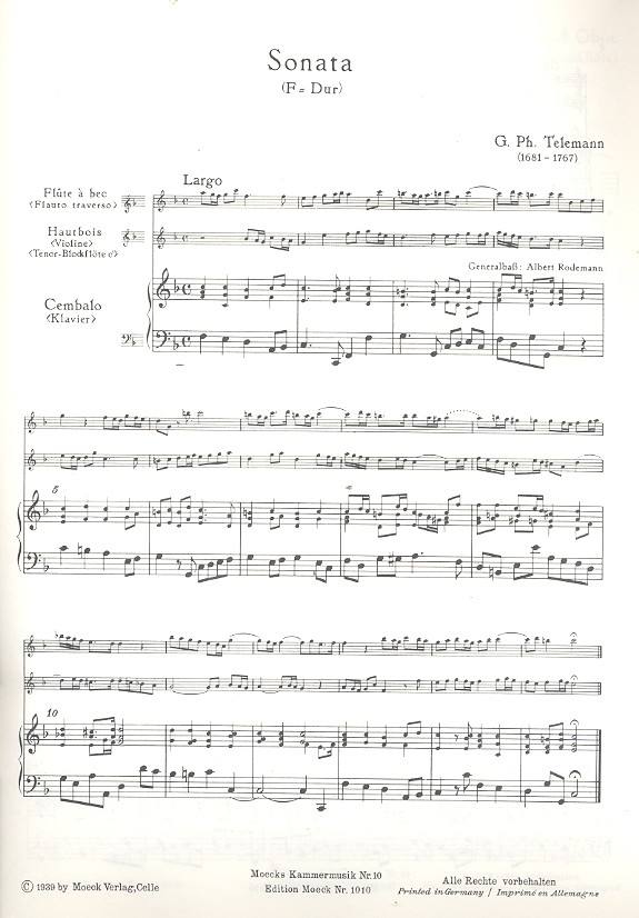Sonate F-Dur 