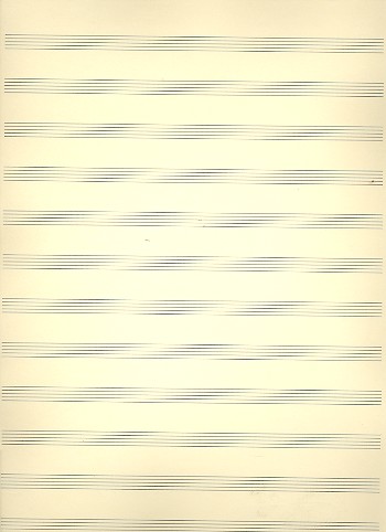 Notenpapier Bach-Format hoch 12 Systeme