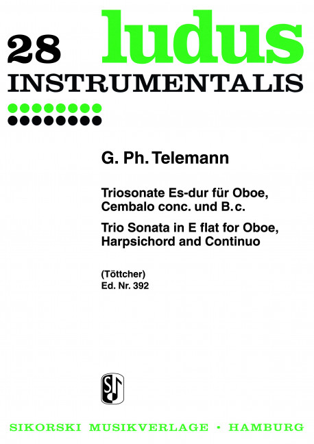 Triosonate Es-Dur für Oboe,