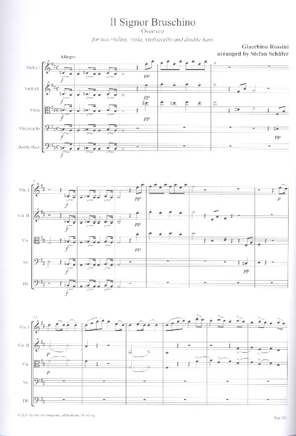 Ouvertüre zu Il signor Bruschino