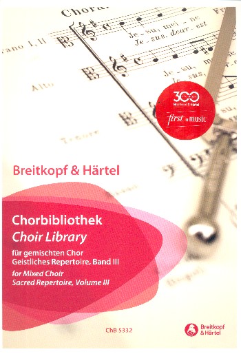 Breitkopf und Härtel Chorbibliothek - Geistliches Repertoire Band 3