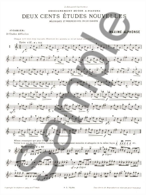 200 études nouvelles vol.4