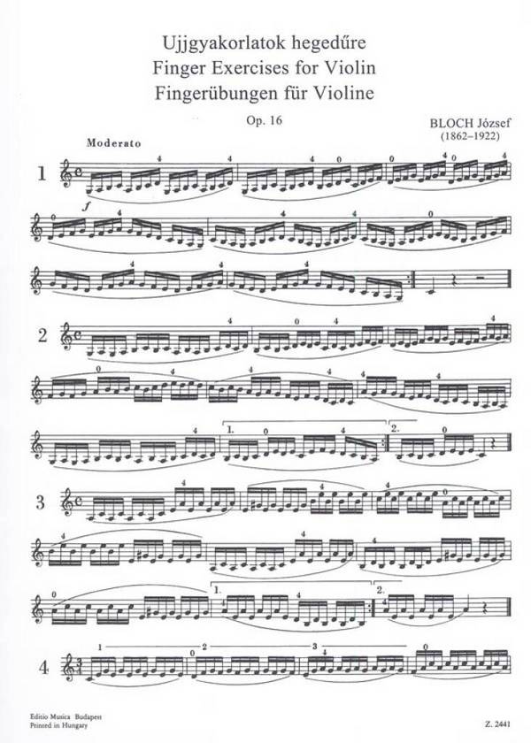 Fingerübungen op.16