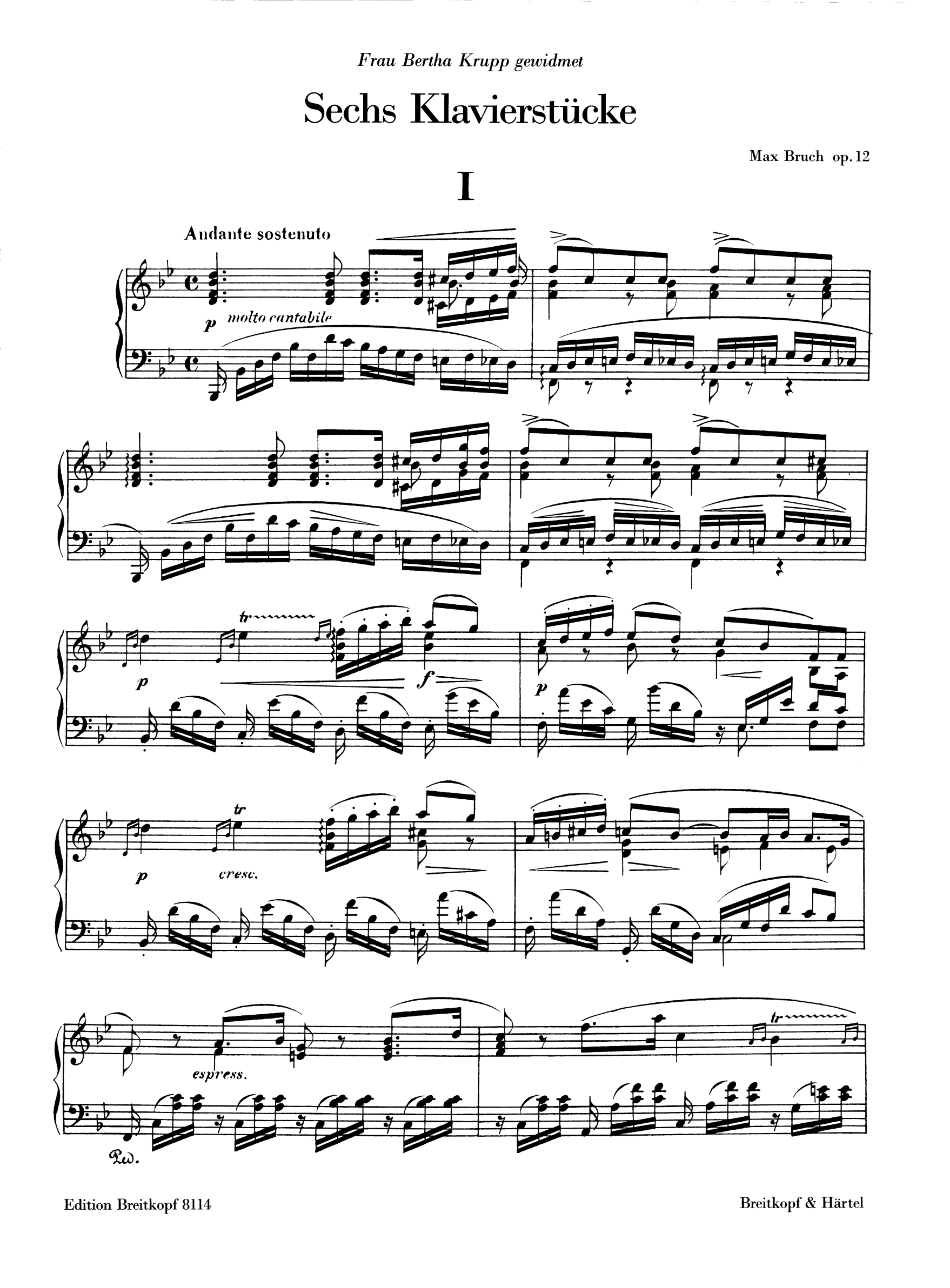 6 Klavierstücke op.12