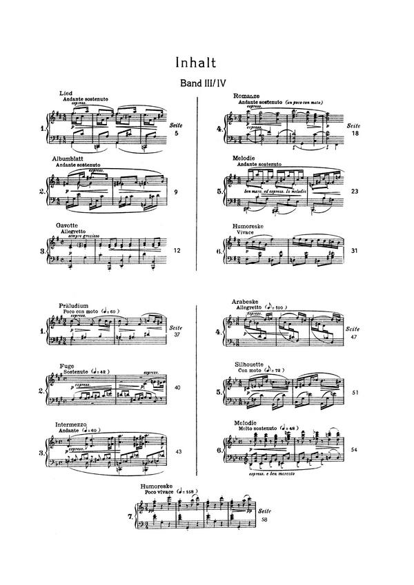 Aus meinem Tagebuch op.82 Band 3/4