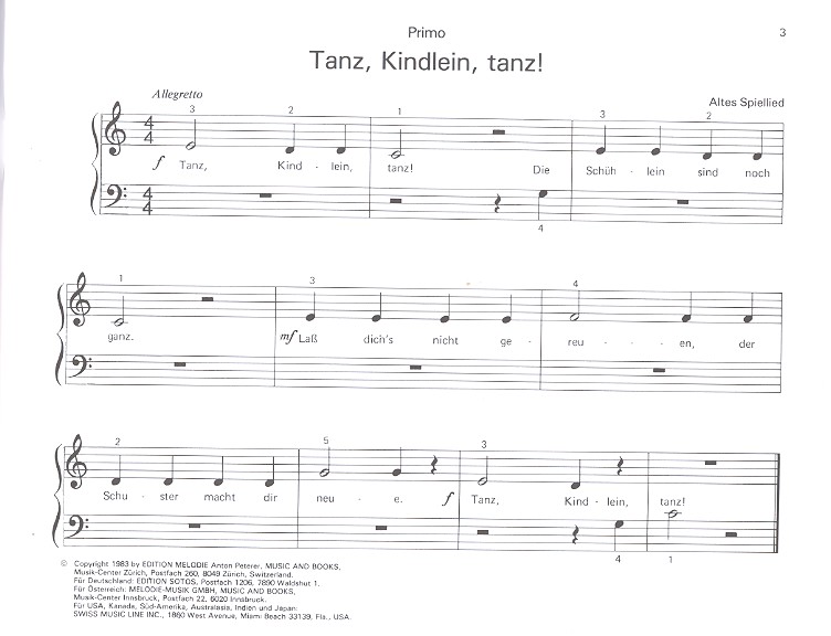 4 Hände am Klavier Band 3