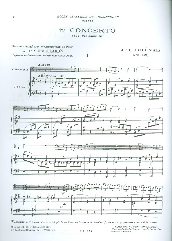 Concerto sol majeur no.1: