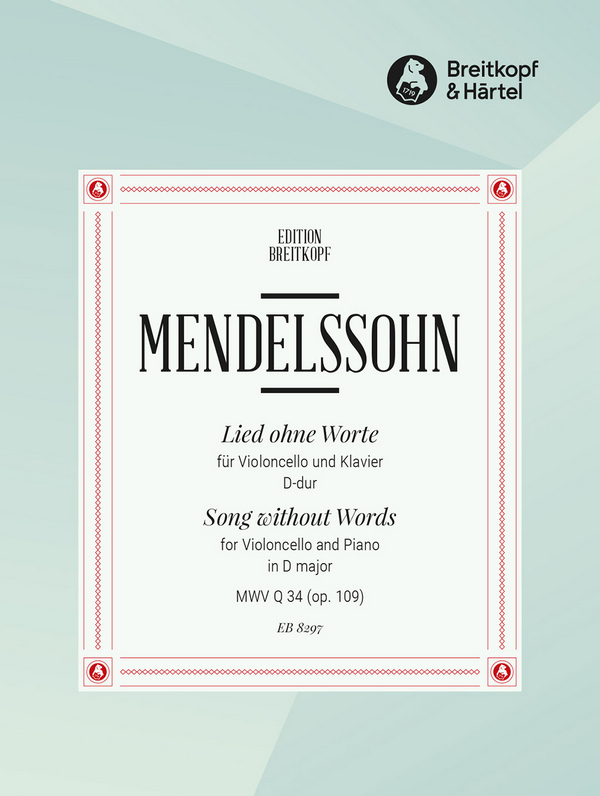 Lied ohne Worte D-Dur op.109