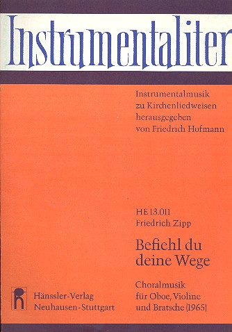 Befiehl du deine Wege für Oboe,