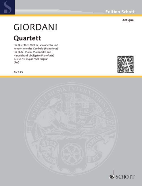 Quartett G-Dur op. 3/1
