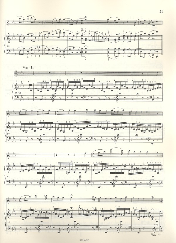 Variationen über Volksweisen op.105 und 107