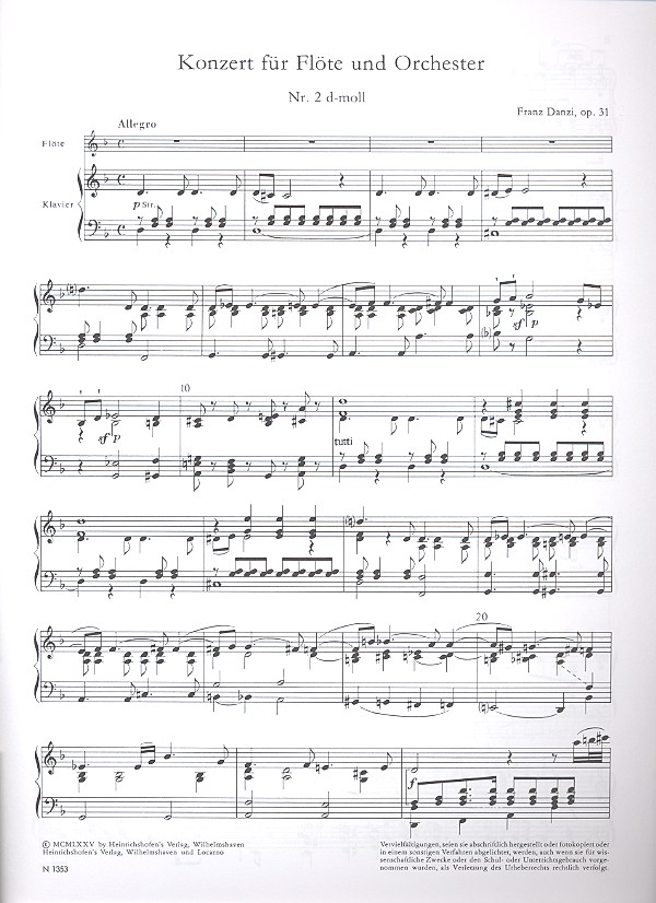 Konzert d-Moll Nr.2 op.31 