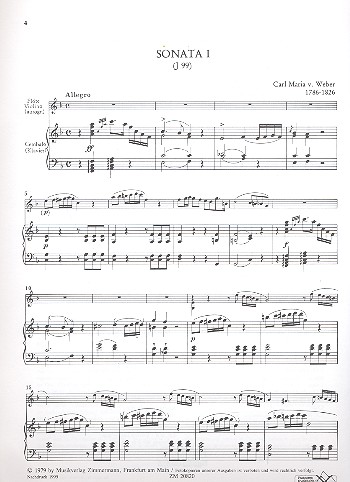 6 Sonaten Jähns-Verzeichnis 99-104