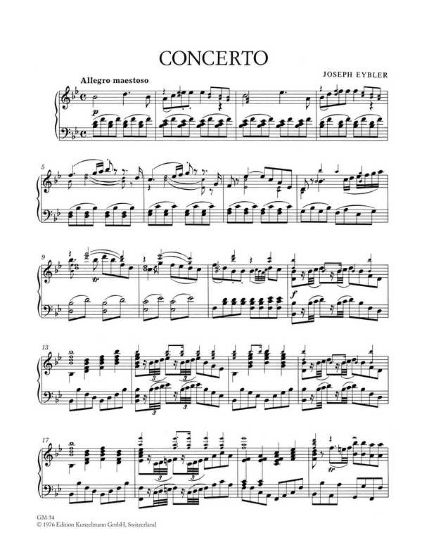 Konzert B-Dur