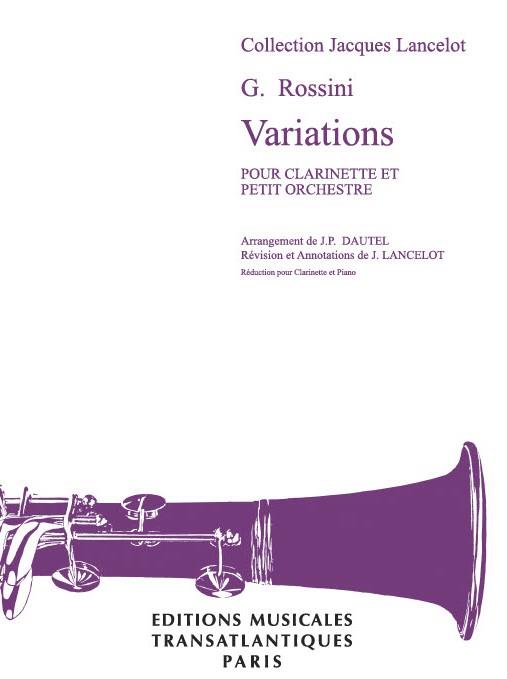 Variations pour clarinette et petit orchestre