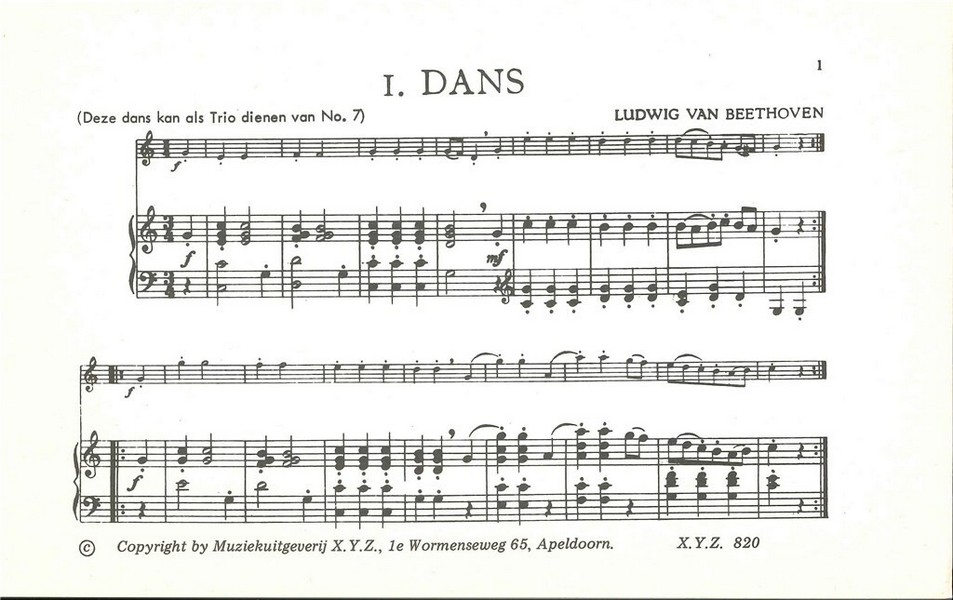 Van Bach tot Beethoven vol.1