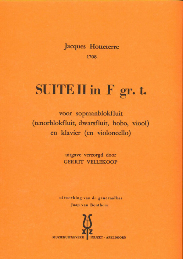Suite F-Dur Nr.2 für sopranblockflöte,