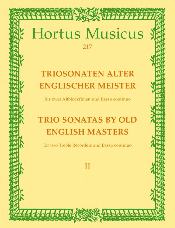 Triosonaten alter englischer Meister