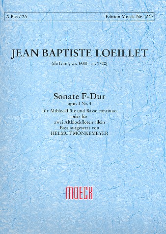 Sonate F-Dur op.1,4 für