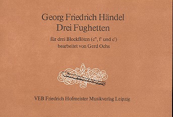 3 Fughetten für 3 Blockflöten (SAT)