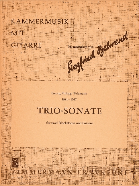 Trio-Sonate für 2 Blockflöten