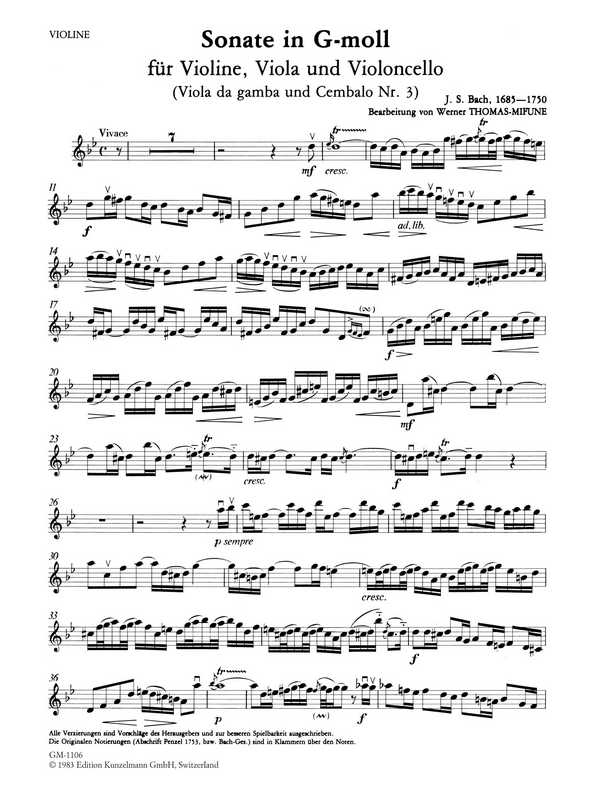 Sonate g-Moll