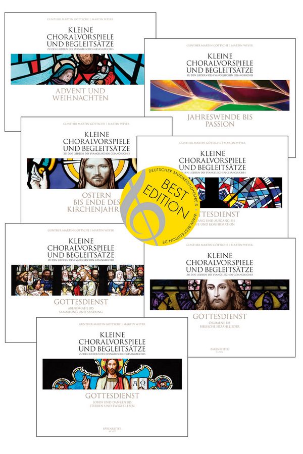 Kleine Choralvorspiele und Begleitsätze Band 1-7