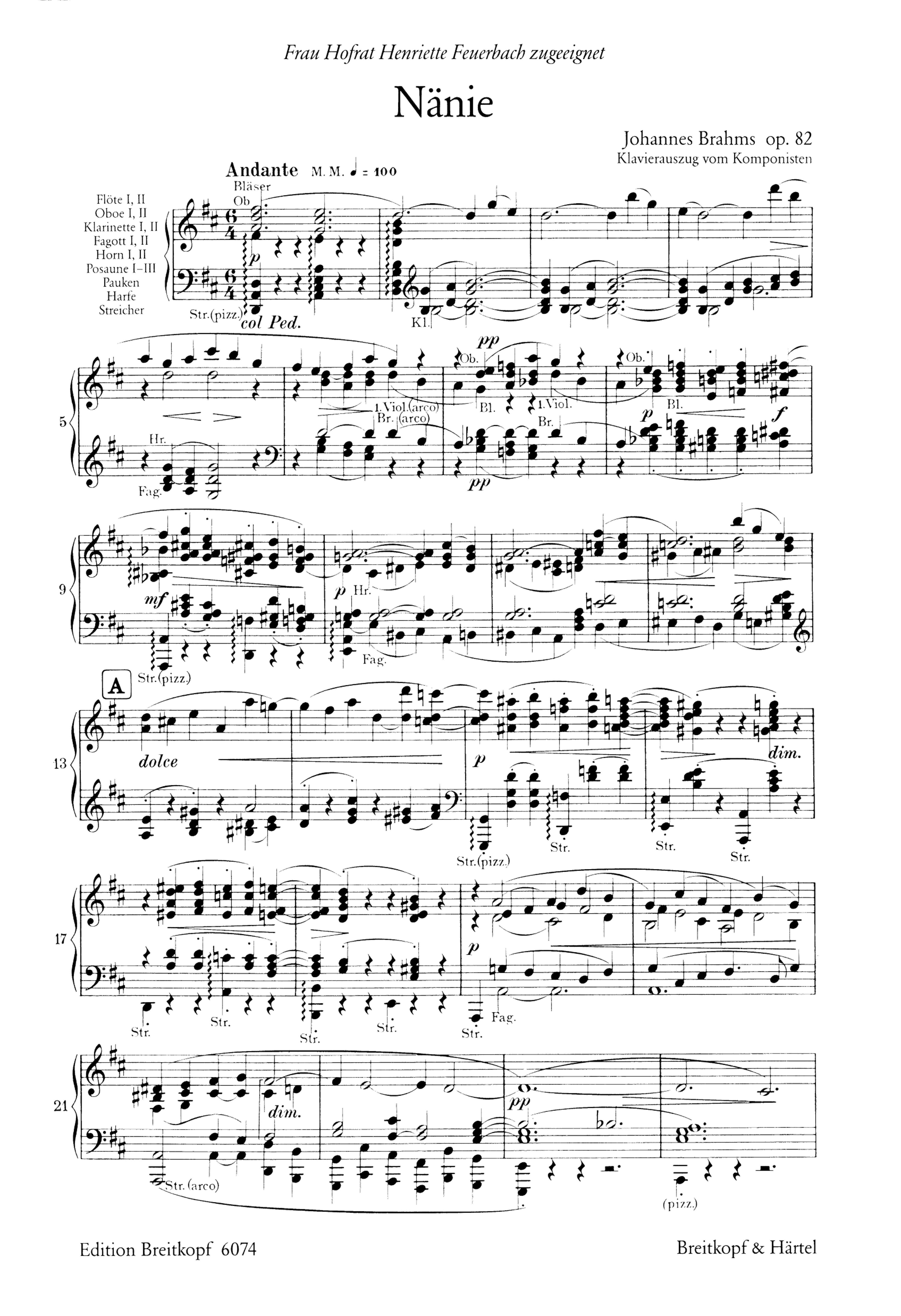 Nänie op.82