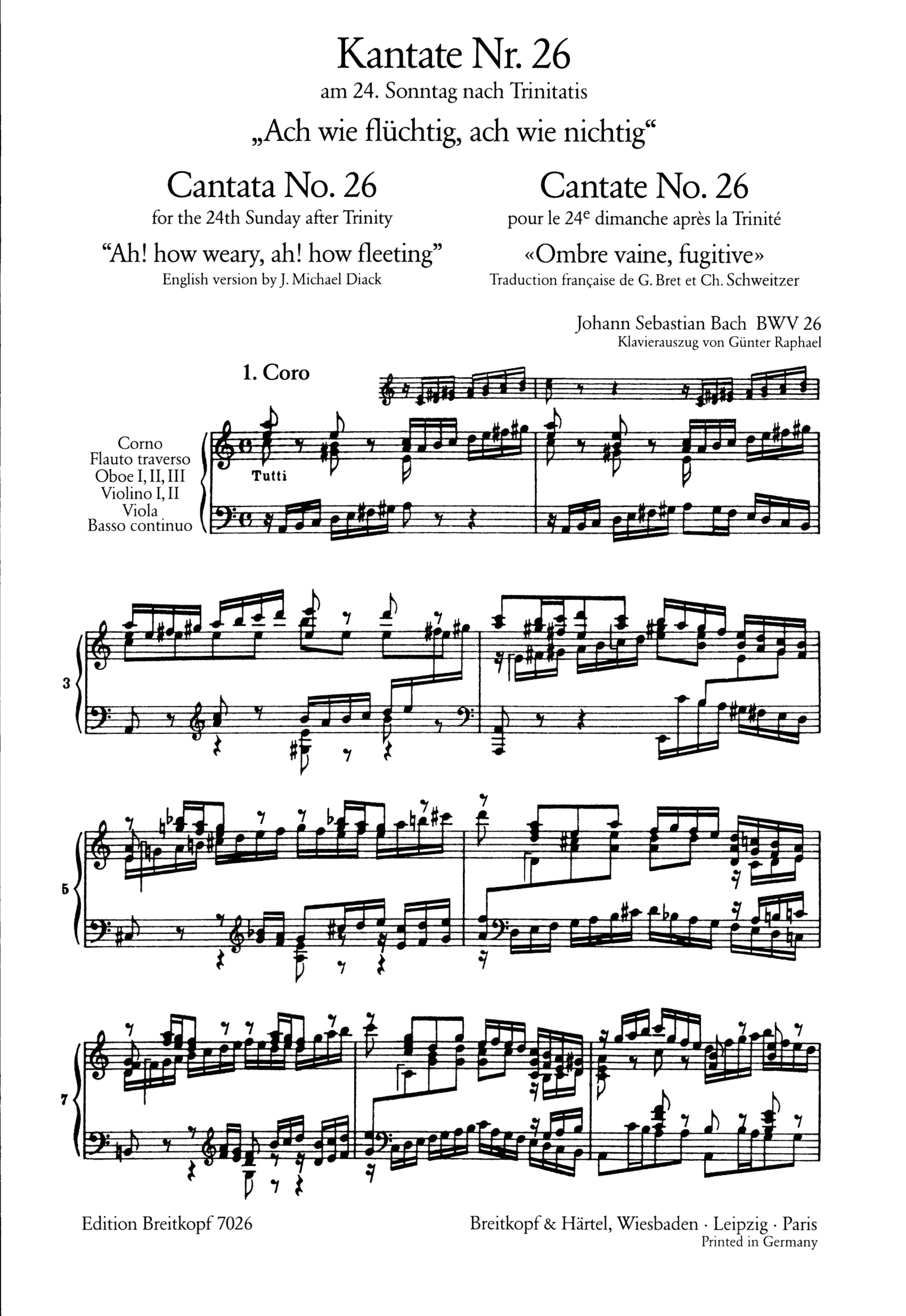 Ach wie flüchtig, ach wie nichtig