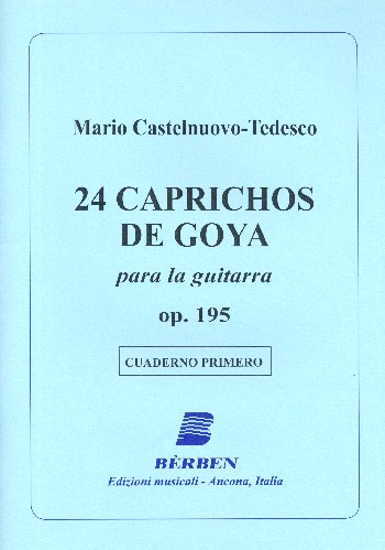 24 Caprichos de Goya op.195 vol.1 (Nr.1-6) 