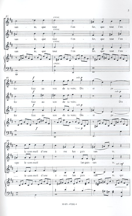 Cantique de Jean Racine