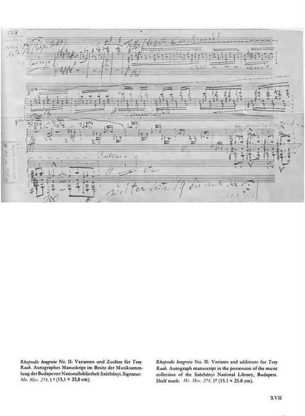 Ungarische Rhapsodien Band 1 (Nr. 1-9)