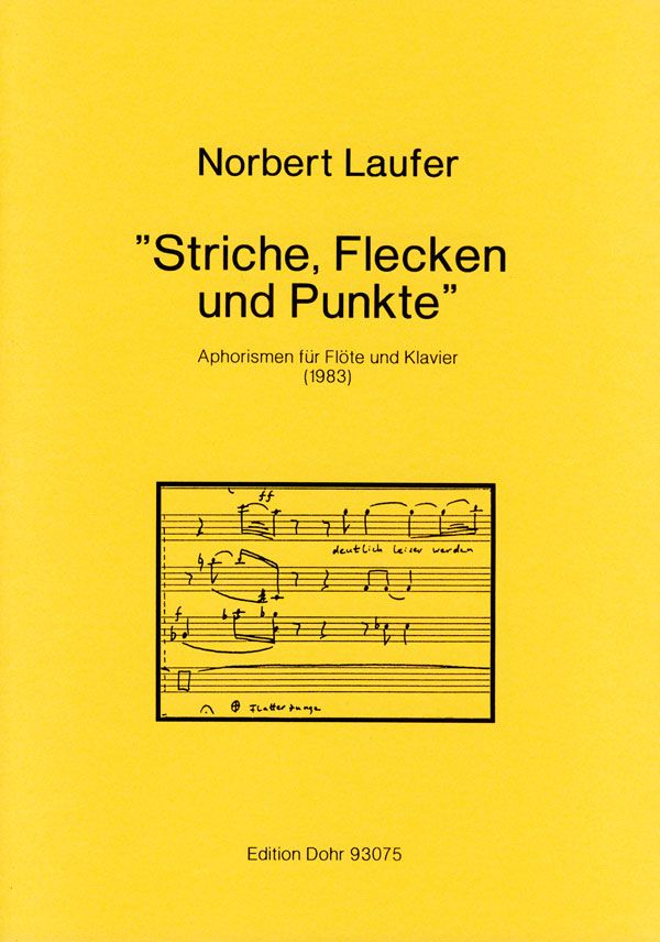 Striche, Flecken und Punkte' (1983) -Aphorismen für