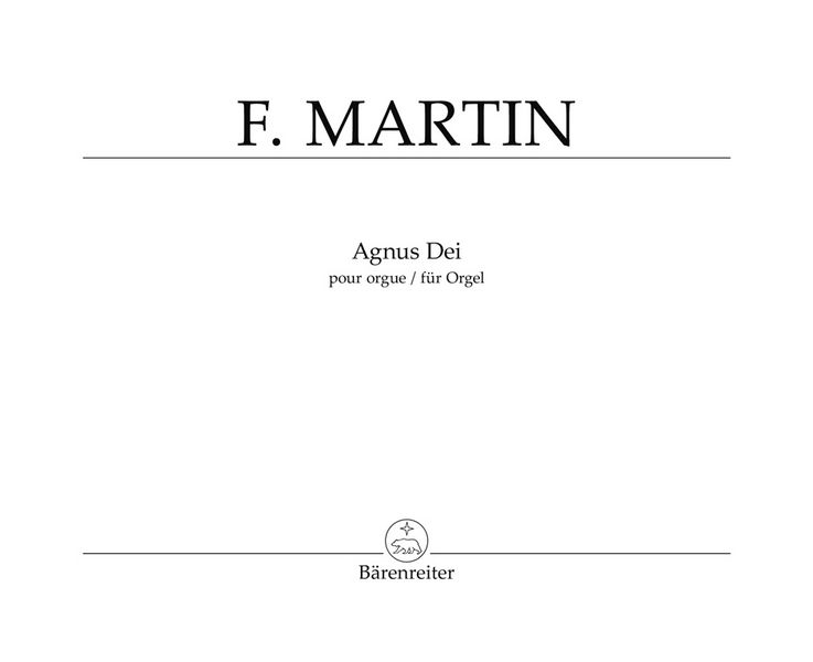 Agnus Dei (1926/1966)